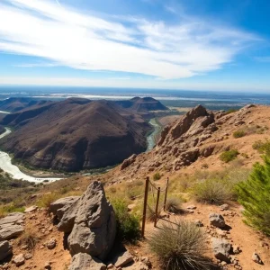 Scenic view of Mission Trails Regional Park with rocky terrain.