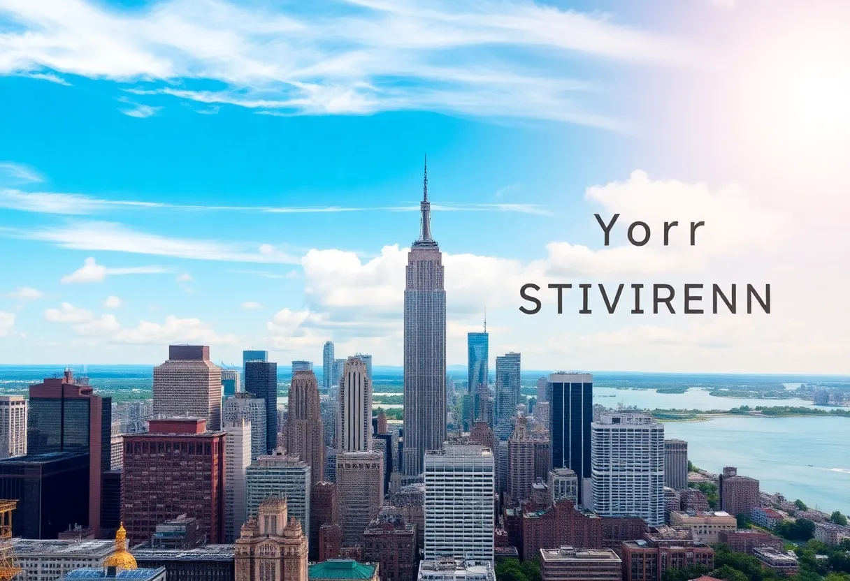 Skyline of New York City representing retiree outflow
