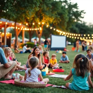 Families enjoying free summer activities at San Diego parks
