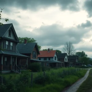 Preview of SYFY's Revival showing rural town with eerie atmosphere.