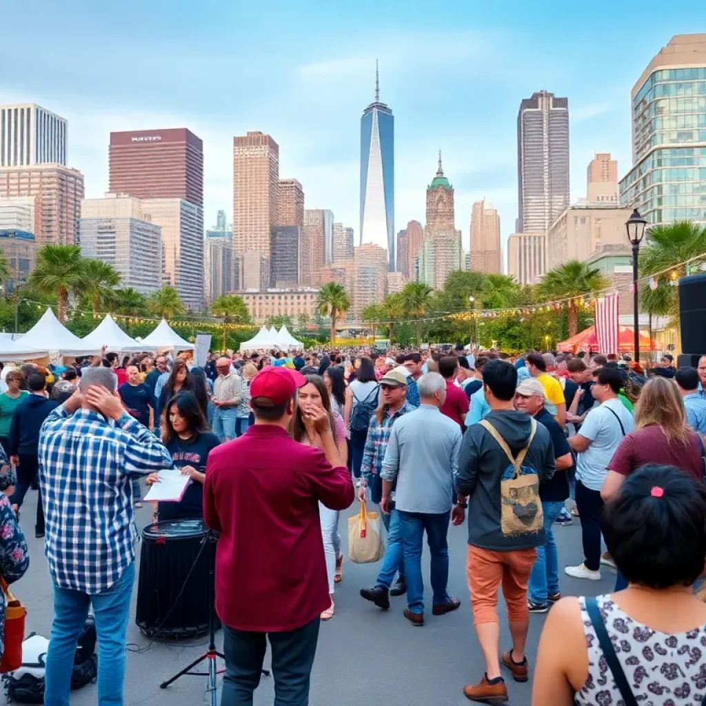 A representation of various cultural events in San Diego