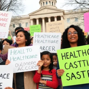 Families rally in San Diego to protest Medicaid cuts