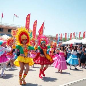 Crowd enjoying live performances at the San Diego K-Pop Festival.