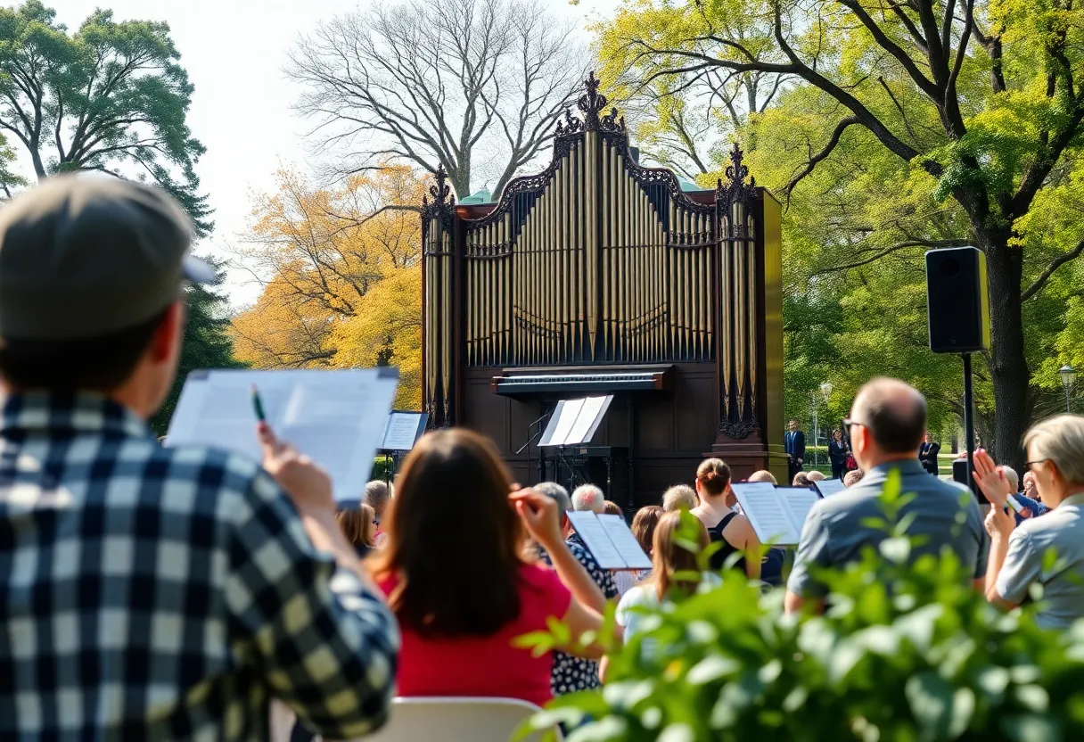 Audience enjoying a concert at the San Diego International Organ Festival