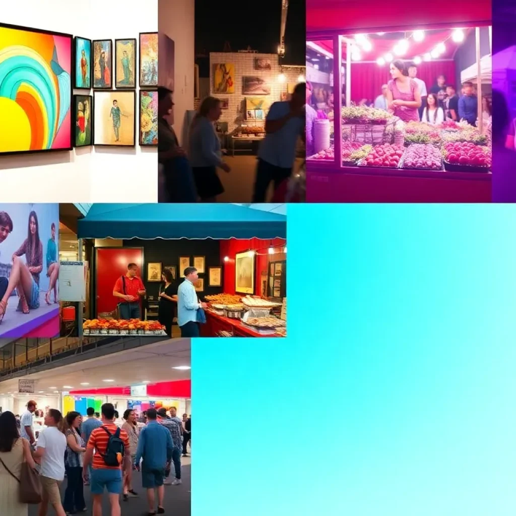 People enjoying various events and dining in San Diego