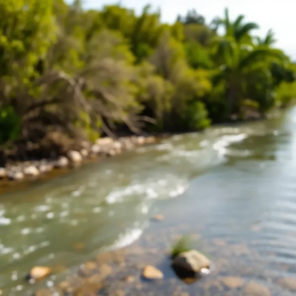 Tijuana River showcasing both natural beauty and pollution impact