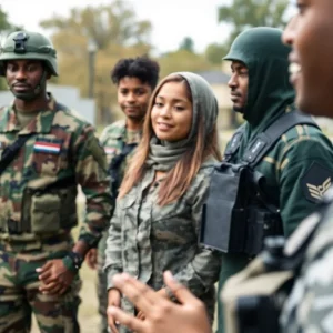 Transgender service members in a military setting