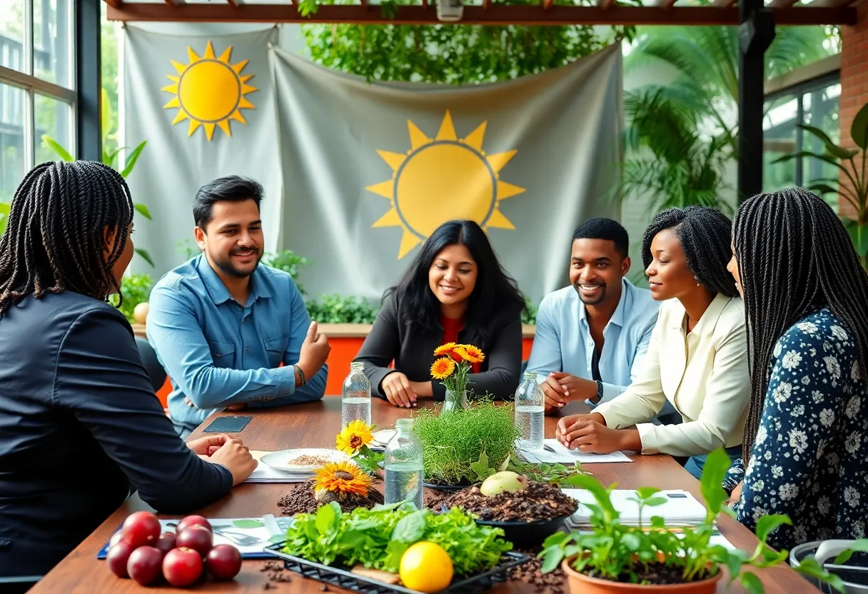 Delegation meeting on climate partnerships in Africa