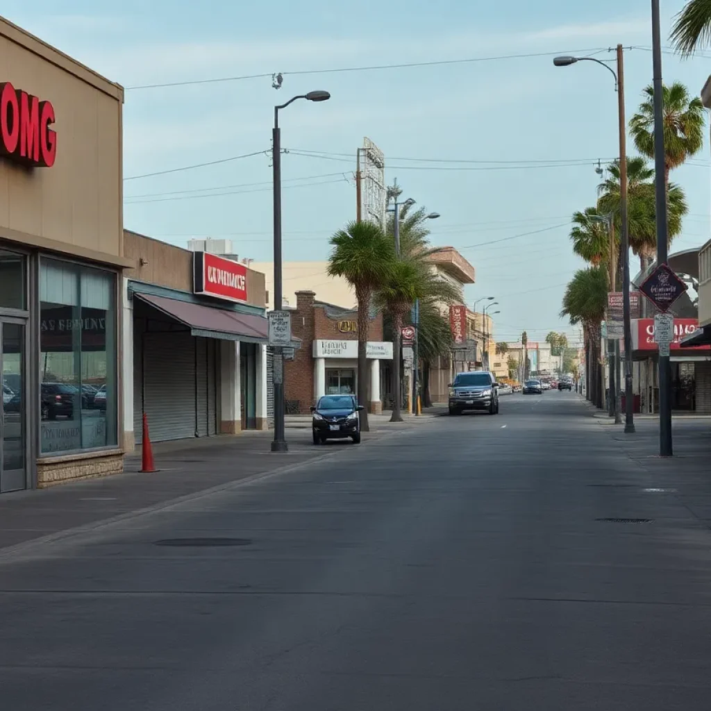 Retail area in California affected by immigration raids