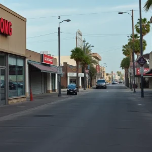 Retail area in California affected by immigration raids