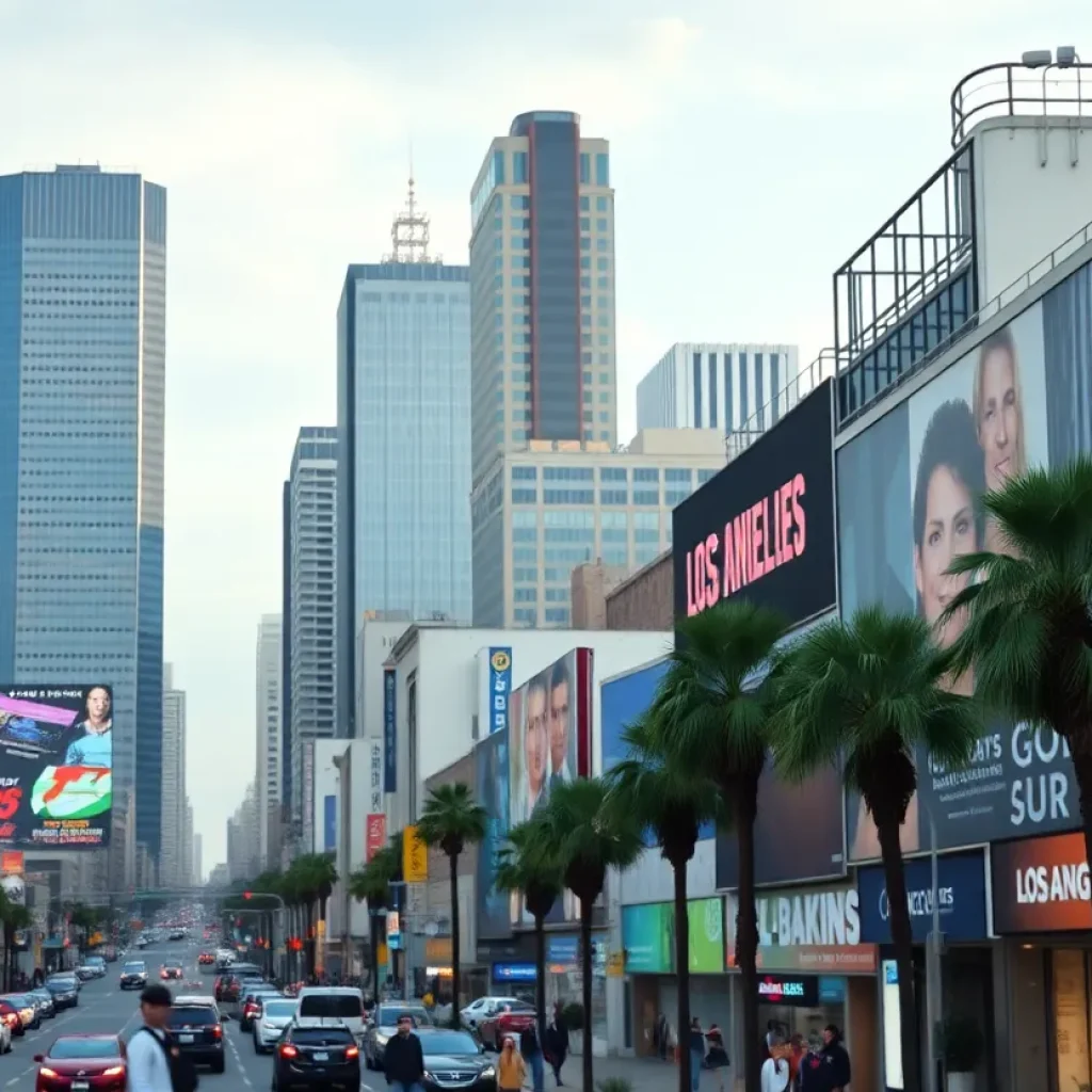 Conceptual image representing the launch of the California Post in Los Angeles.