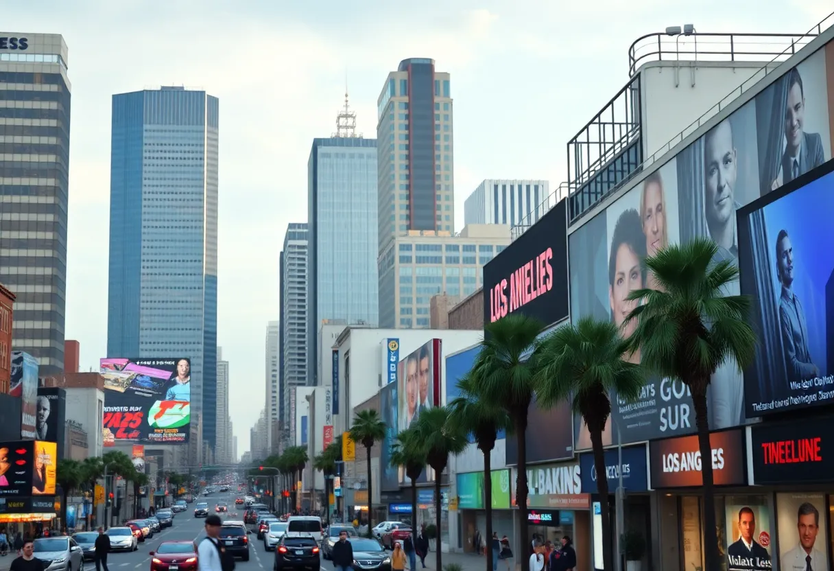 Conceptual image representing the launch of the California Post in Los Angeles.