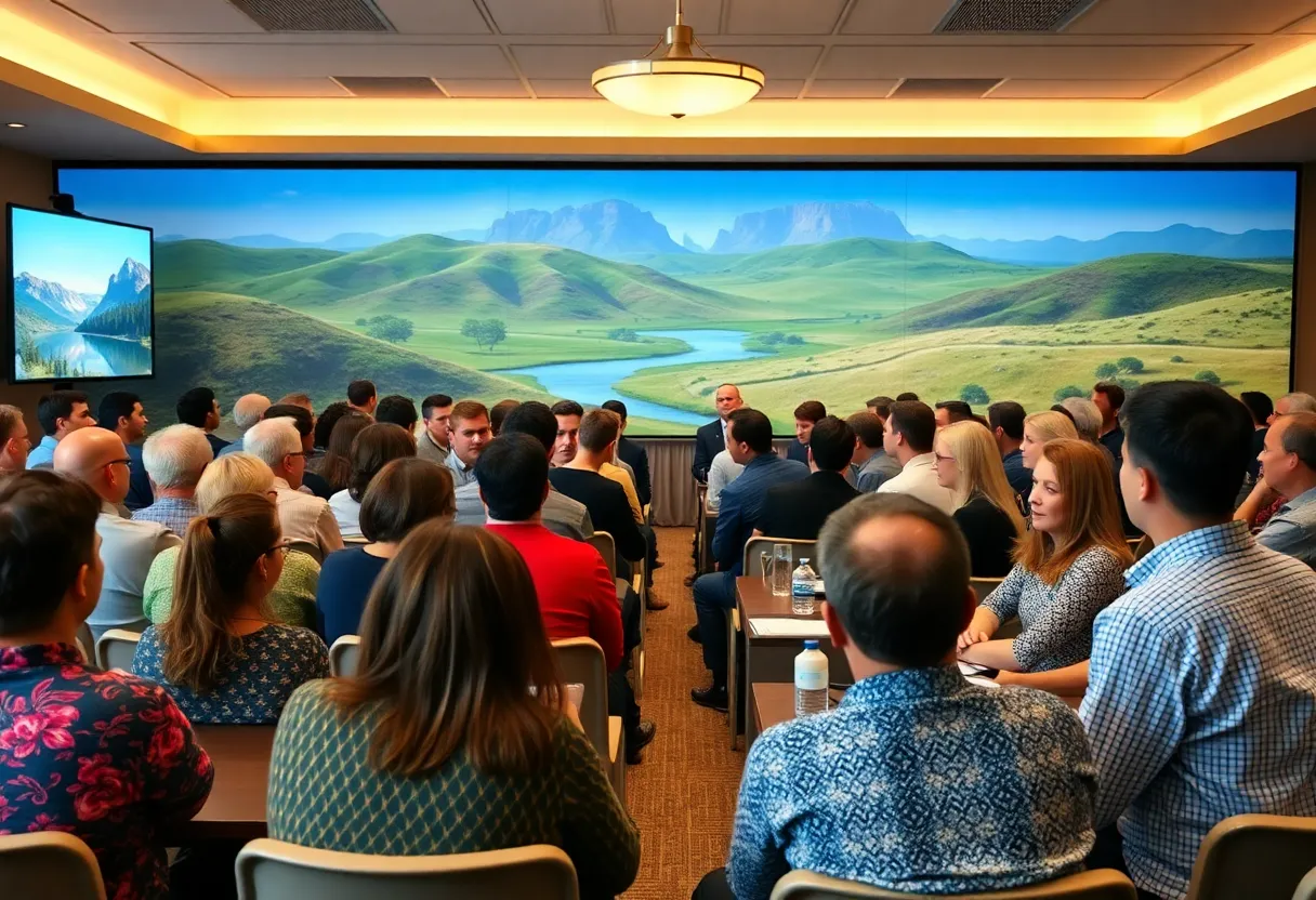 Attendees at the California Water Commission meeting discussing groundwater management