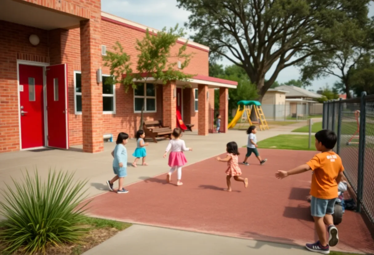 Children playing at a Chula Vista elementary school