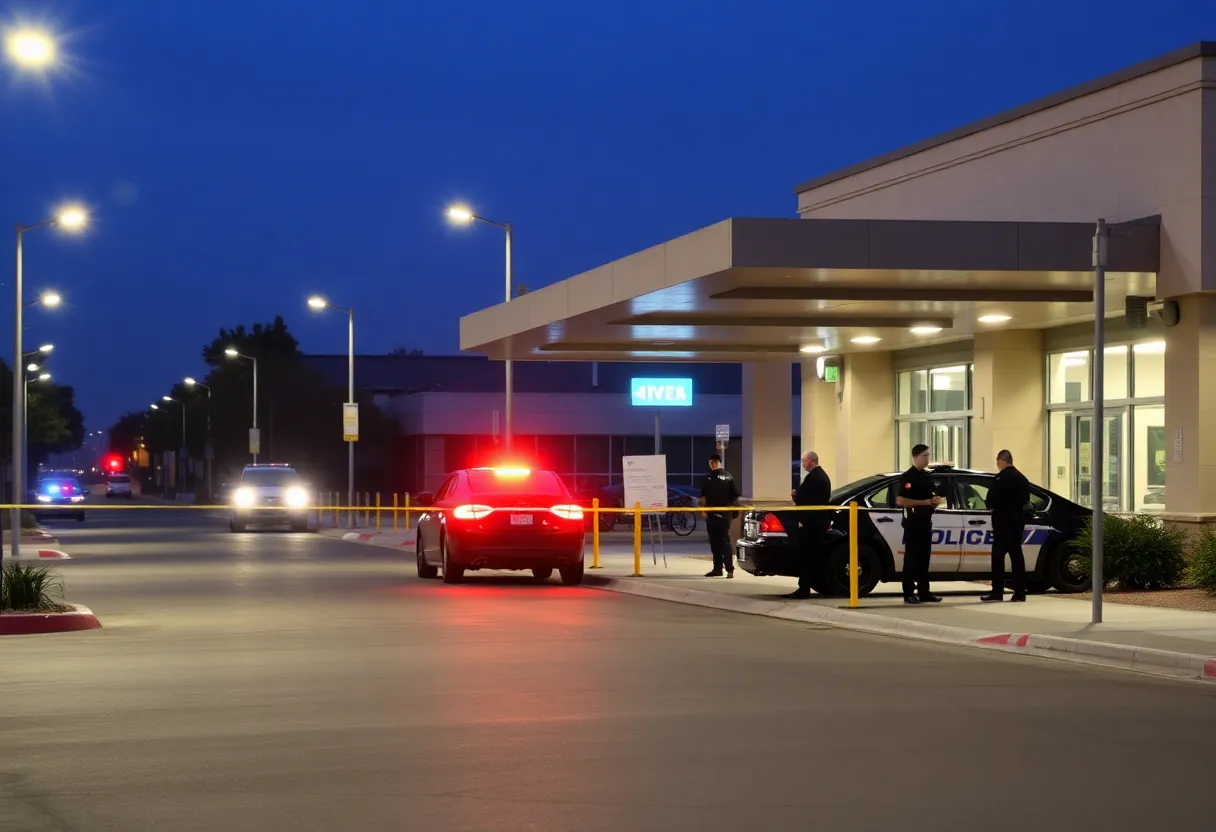 Police investigation at Escondido Transit Center