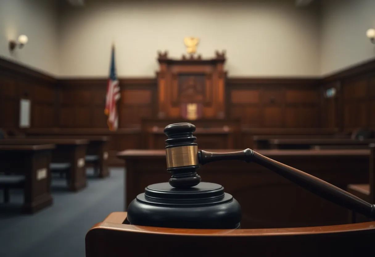 Courtroom setting symbolizing juvenile justice reform