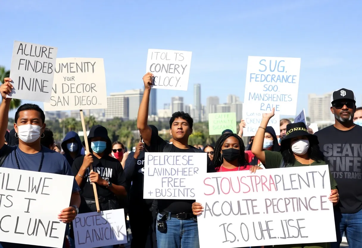 Community activists in San Diego pushing for transparency in law enforcement.