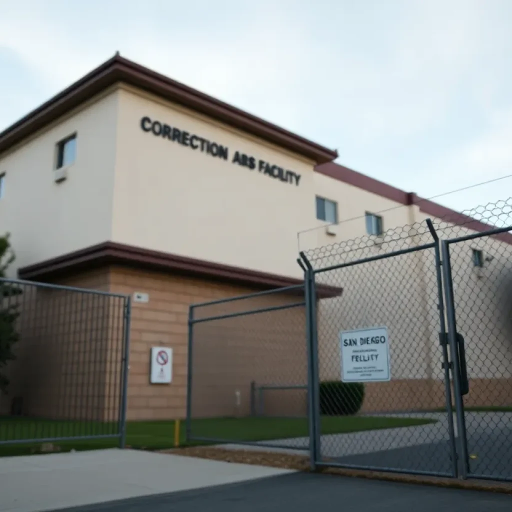 Exterior view of San Diego Central Jail