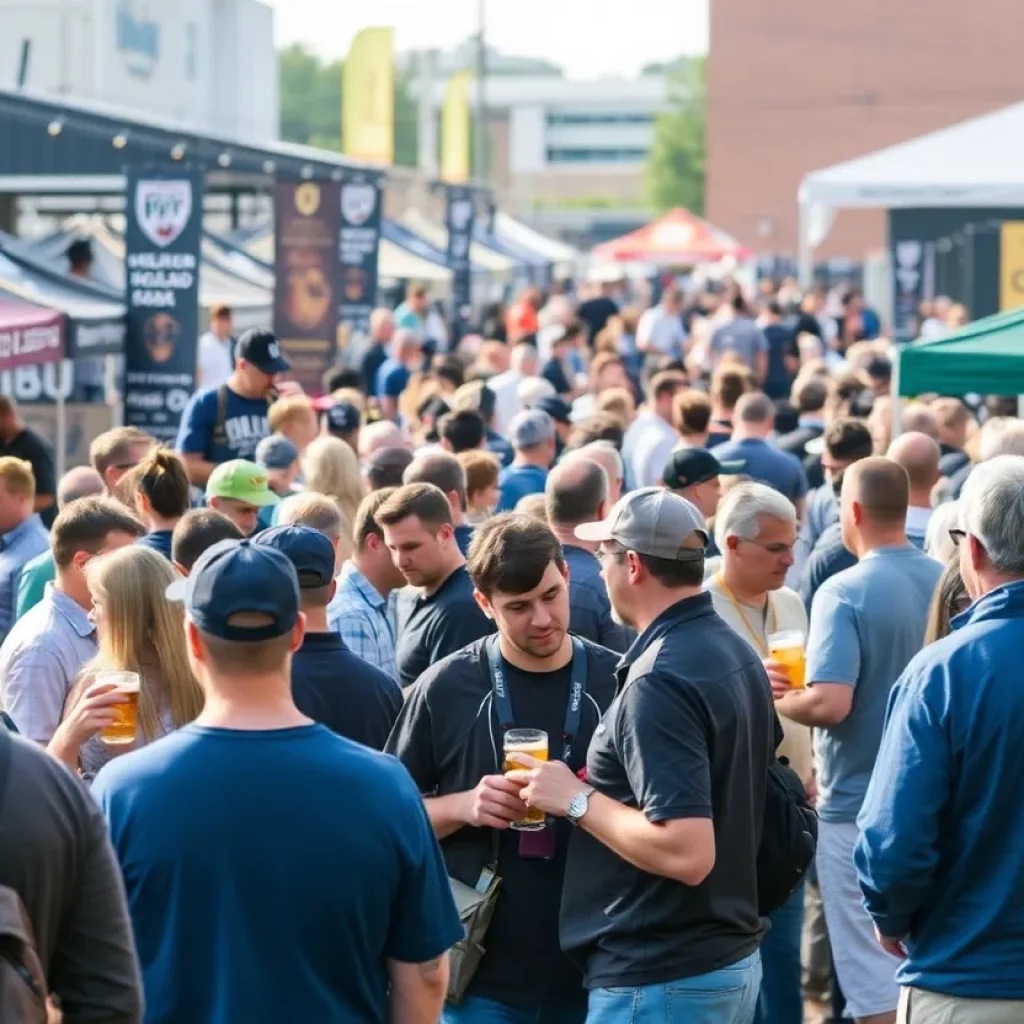 Attendees enjoying the San Diego Craft Beer Con with various craft beers and educational sessions
