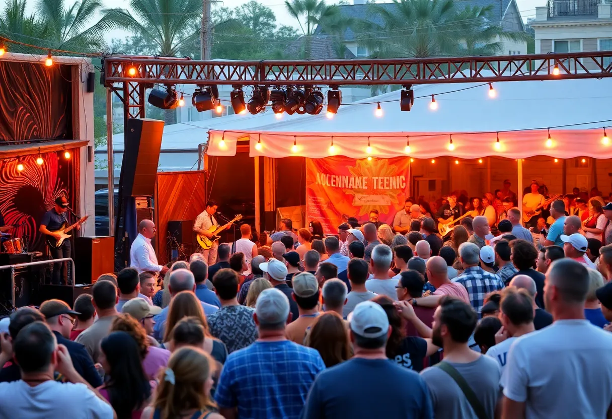 Crowd enjoying live music at various venues in San Diego