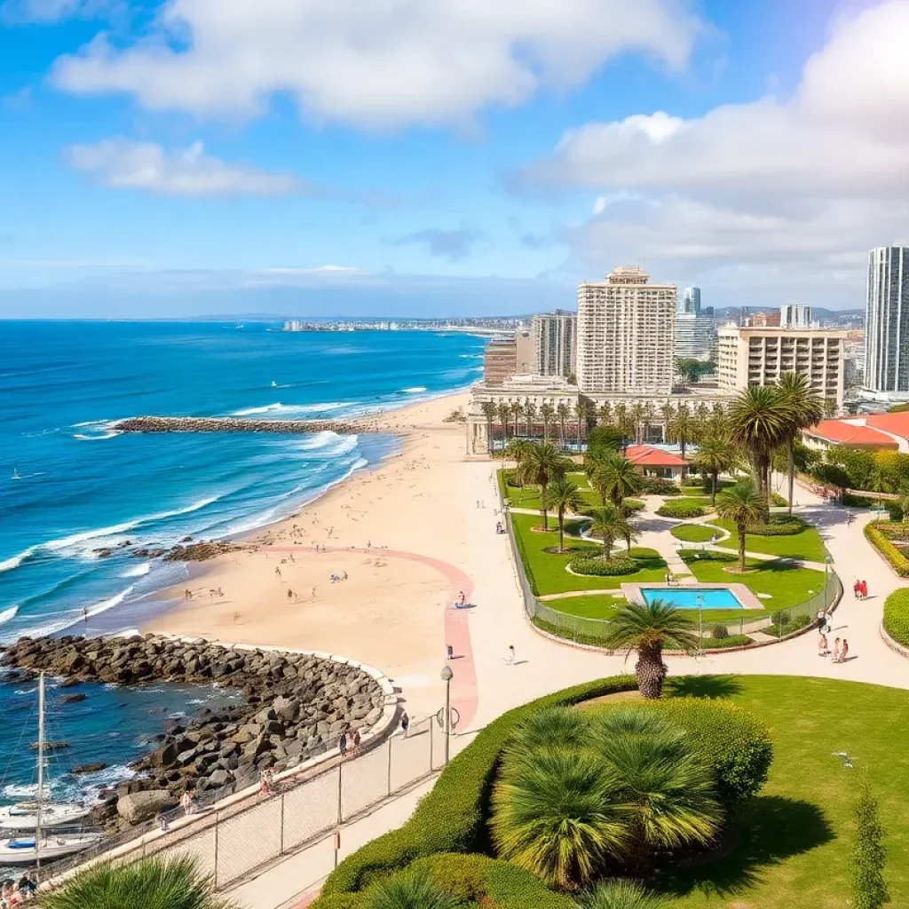 Scenic view of San Diego parks and beaches