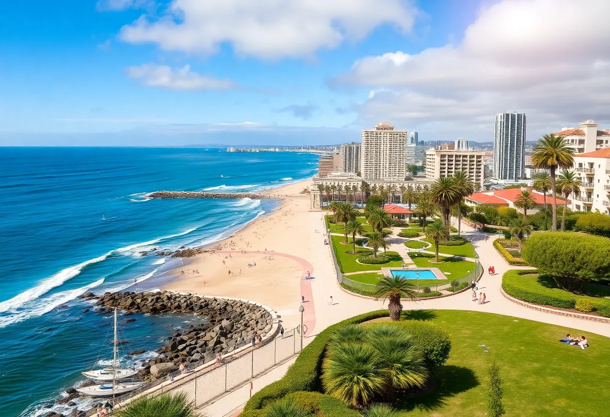Scenic view of San Diego parks and beaches