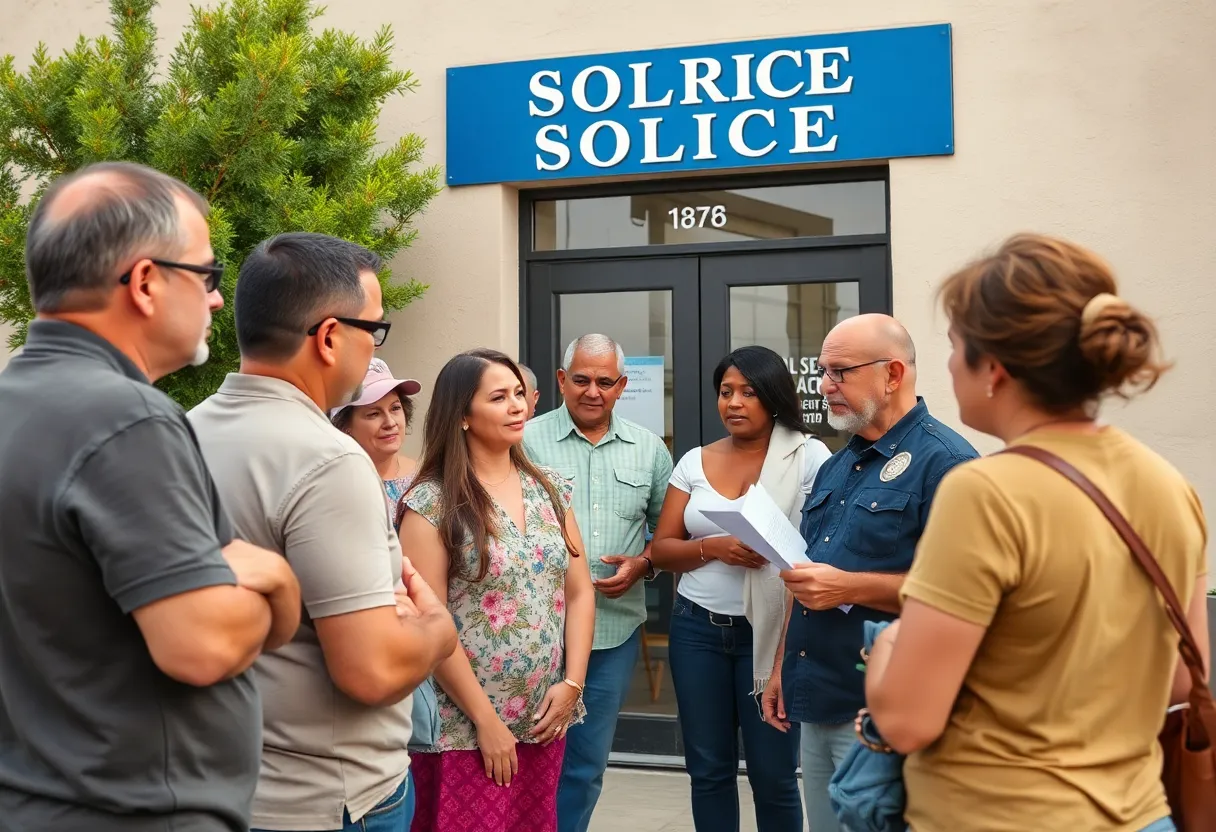 Residents of San Marcos showing concern for safety