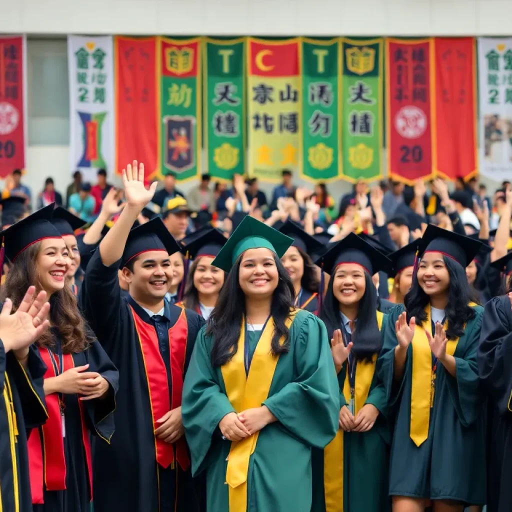 San Diego State University faculty and students at the All-University Convocation