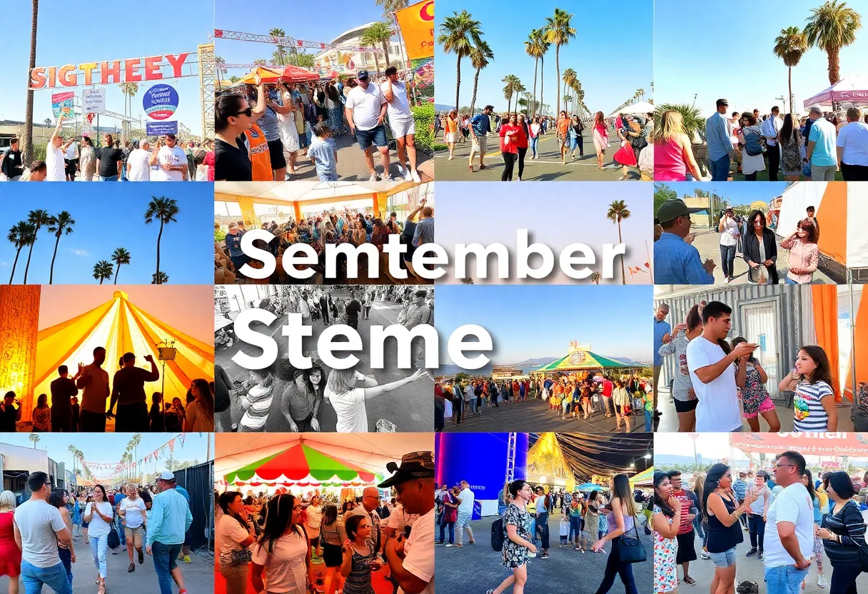 A collage of Southern California events in September