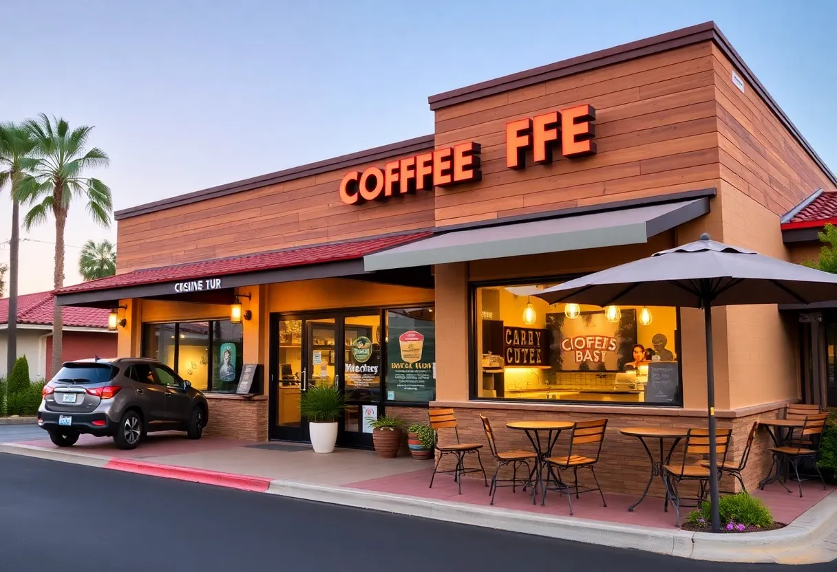 Exterior view of Better Buzz coffee shop in Rancho Peñasquitos