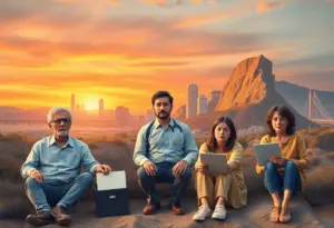 Visual representation of health insurance crisis in California