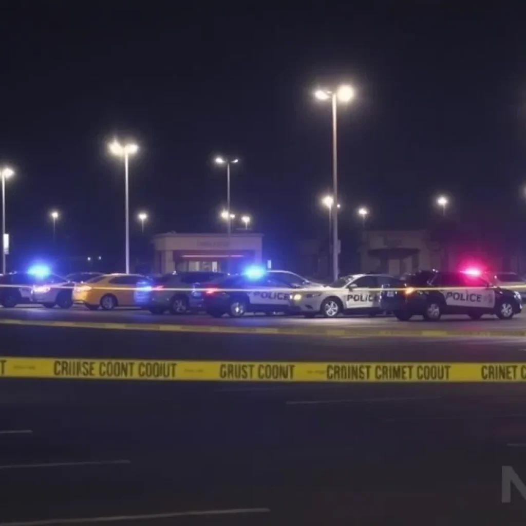 Police investigating a stabbing incident in El Cajon parking lot.