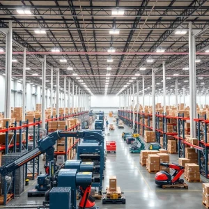 iHerb fulfillment center showcasing advanced technology and logistics
