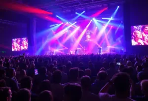 Crowd at My Chemical Romance concert at Petco Park