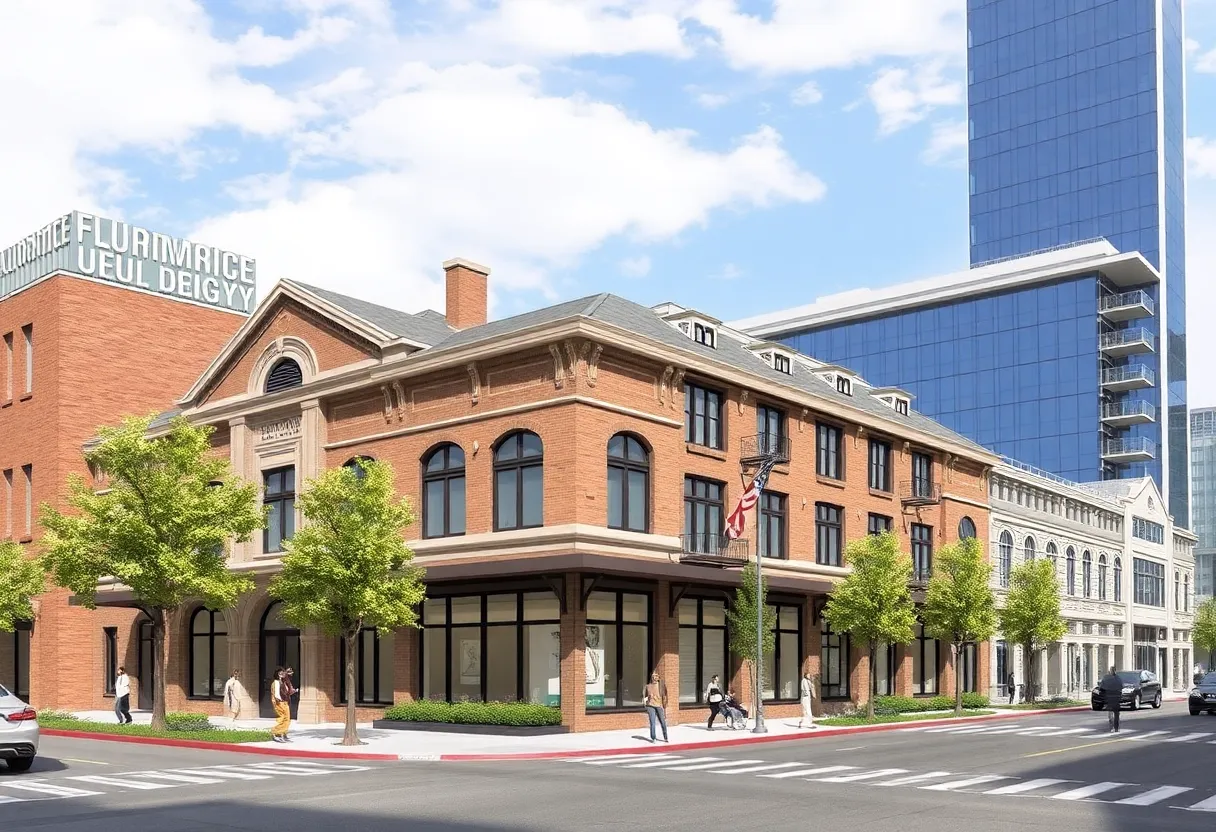 Rendering of the old Central Library redevelopment project in San Diego.