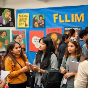 Students engaging with films at the San Diego International Film Festival education program