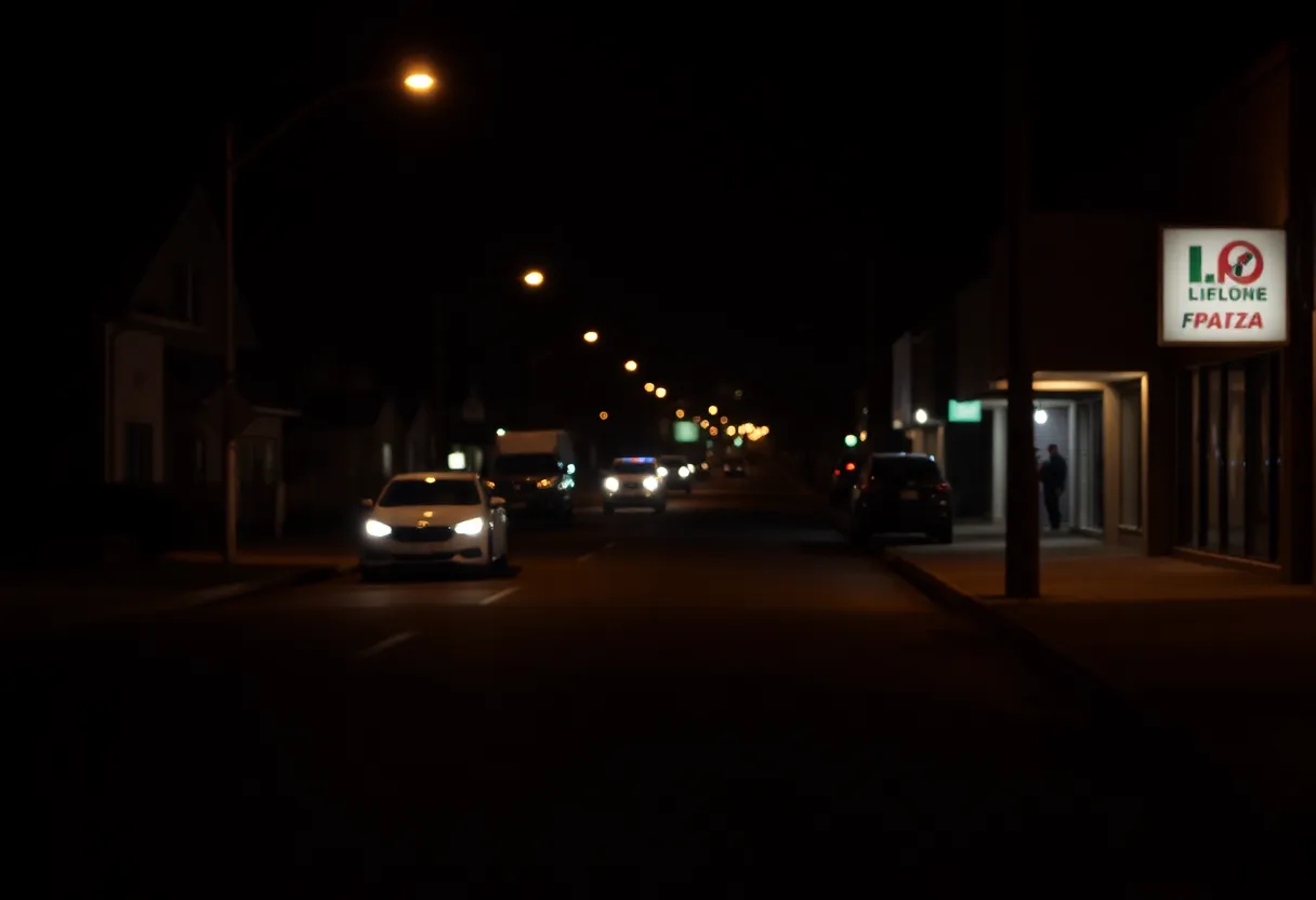 Moody San Diego street scene symbolizing community involvement in solving a murder case