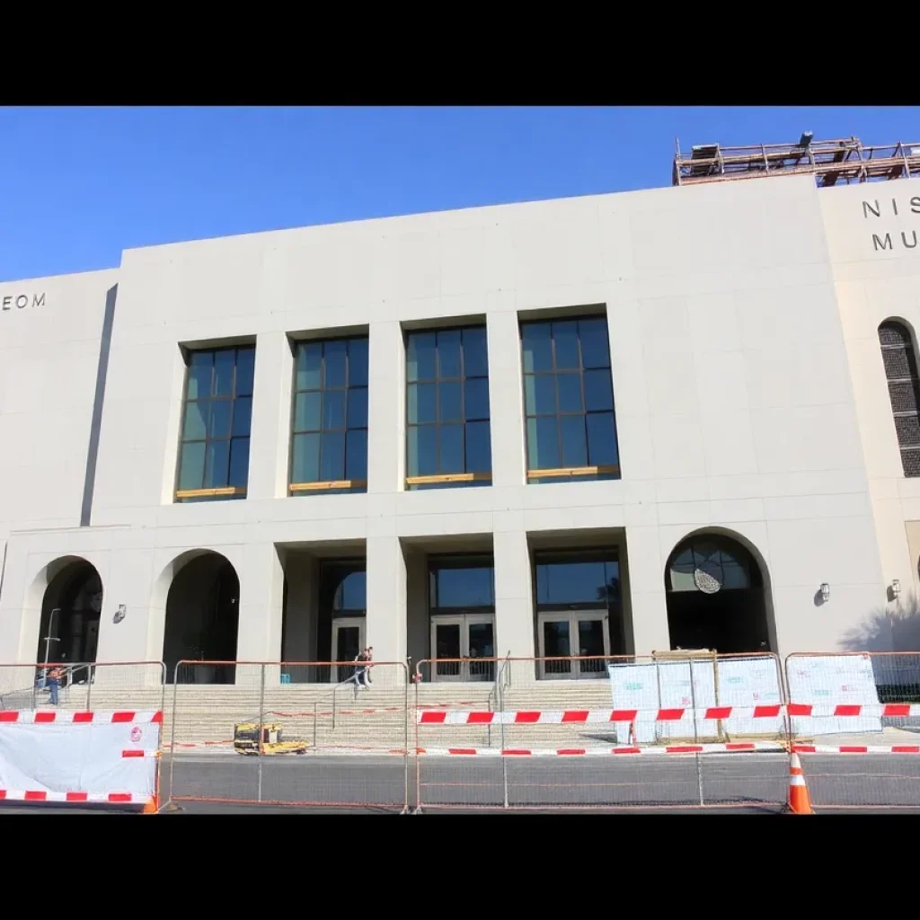 Construction at San Diego Natural History Museum