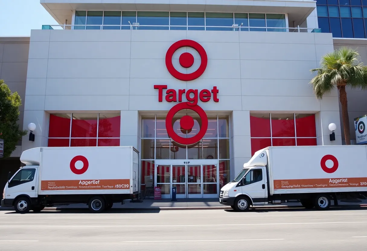Target's storefront in San Diego