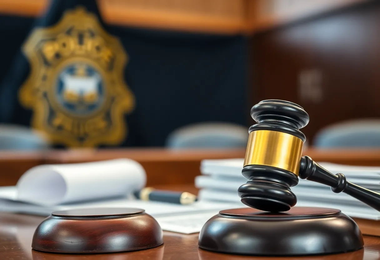 Courtroom in San Diego for legal matters
