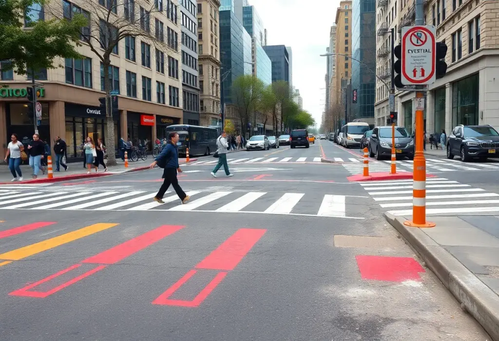 Volunteers marking curbs to enforce daylighting law in San Diego