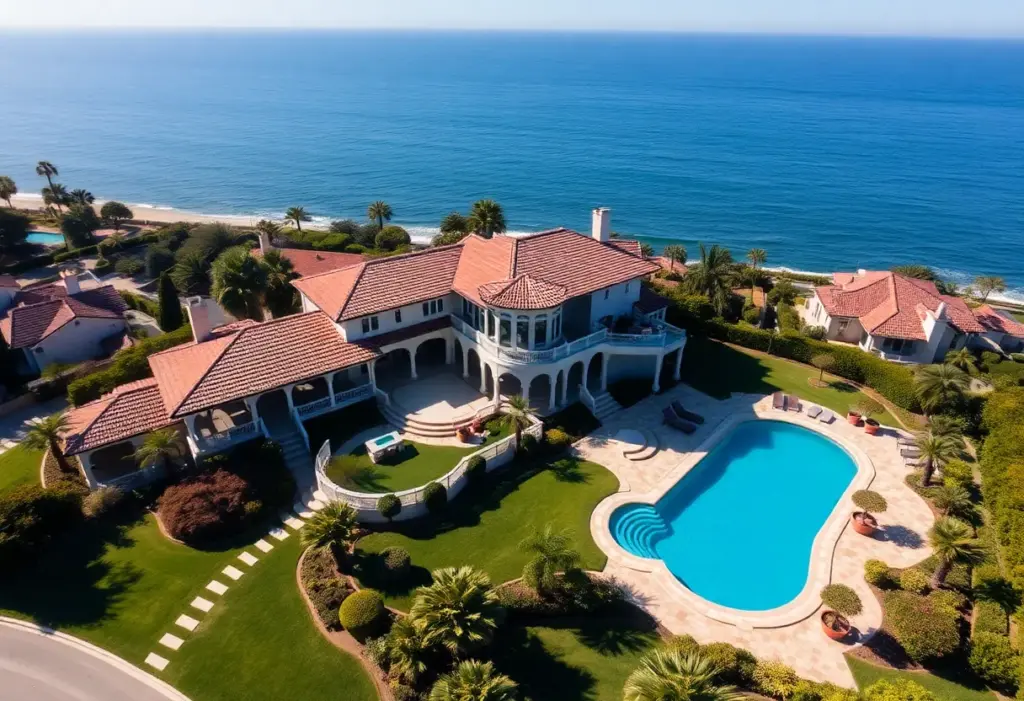 Luxurious mansion in Del Mar with ocean views