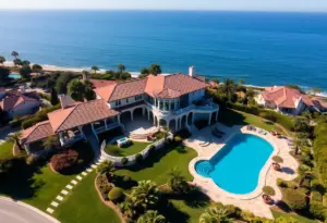 Luxurious mansion in Del Mar with ocean views