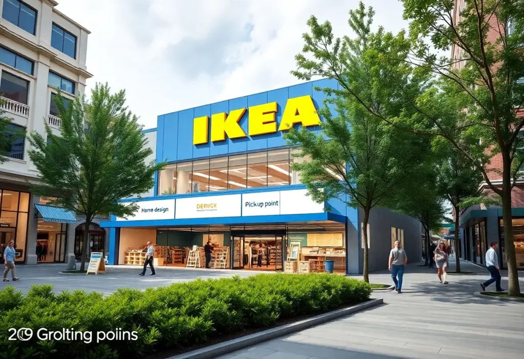 Rendering of IKEA's new plan and order point in Escondido