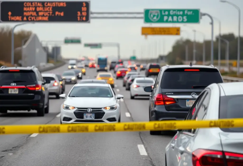 Police investigating a freeway stabbing incident in Lakeside, CA