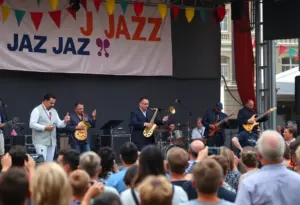 Musicians performing at the San Diego Tijuana International Jazz Festival