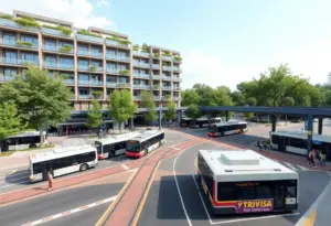 Rendering of the revitalized 12th & Imperial Transit Hub in San Diego