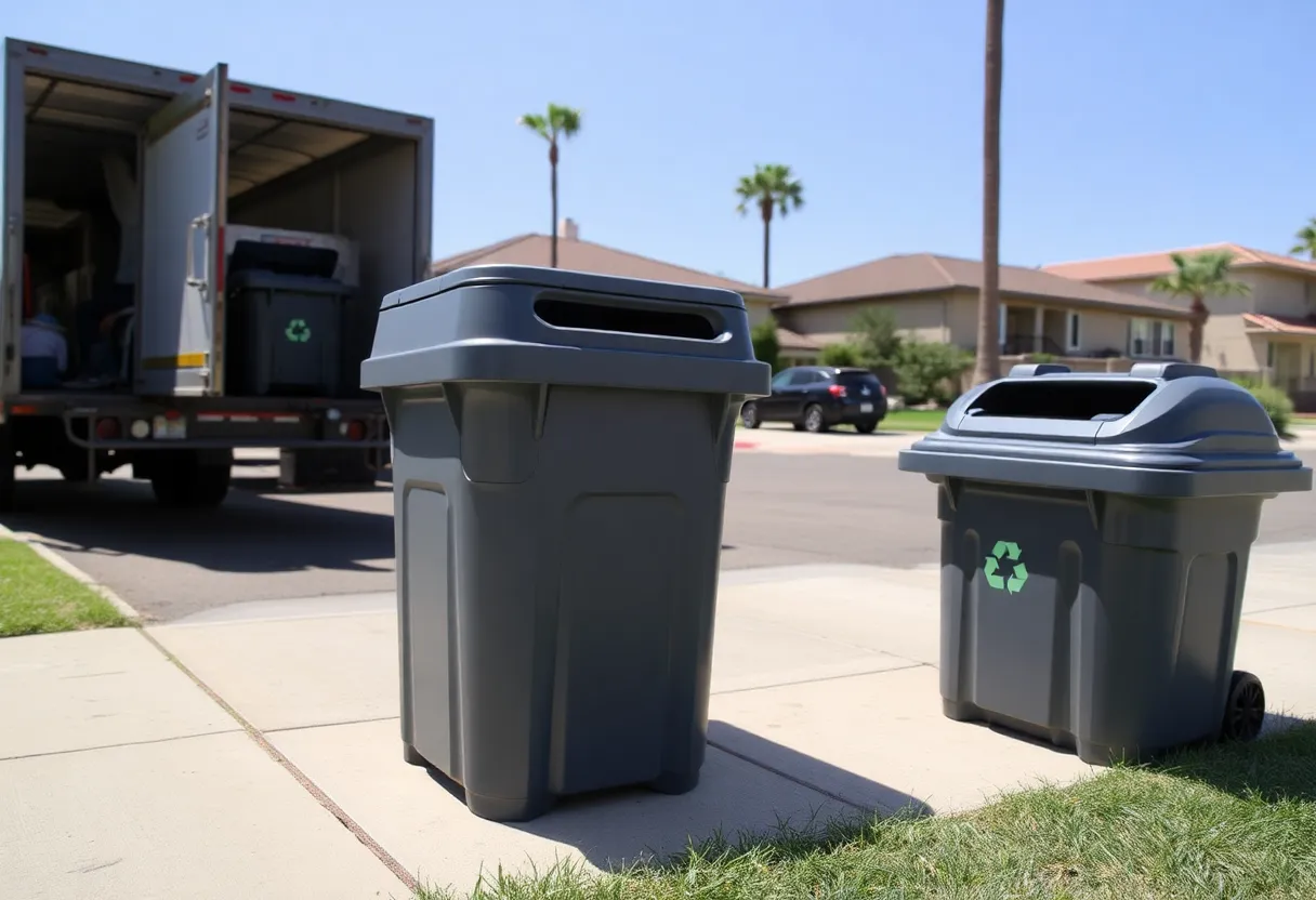 New gray trash bins being distributed in San Diego