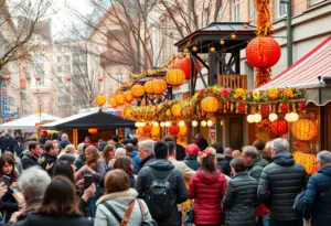 People enjoying various events in San Diego during the fall season.