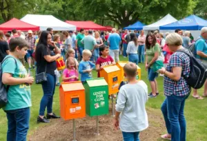 Participants enjoying the Signal’s Island geocaching event in San Diego